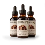 Three bottles of Mighty K9